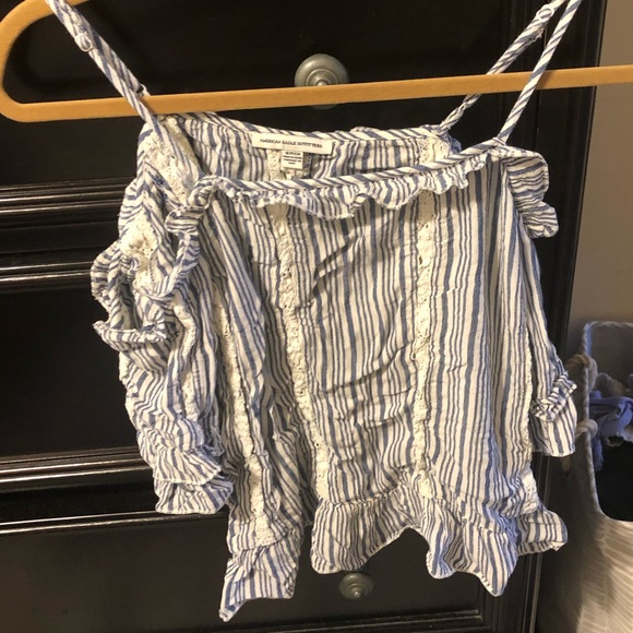 AE Ruffle OTS Top - Picture 4 of 5